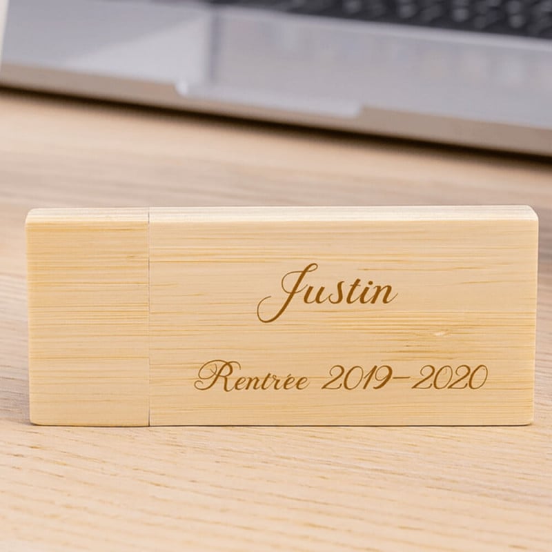 Clé USB en bois 32 Go personnalisable