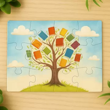 Puzzle 12 pièces rectangle personnalisé