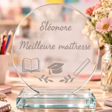 Trophée maîtresse personnalisable