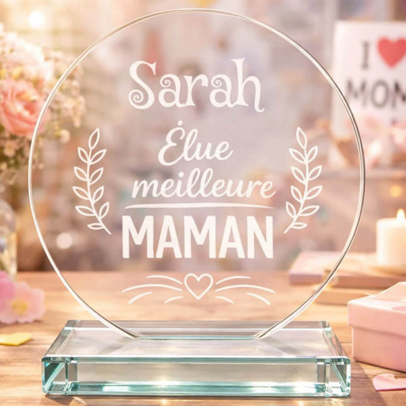 Trophée maman personnalisé