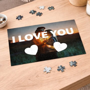 Puzzle love personnalisé