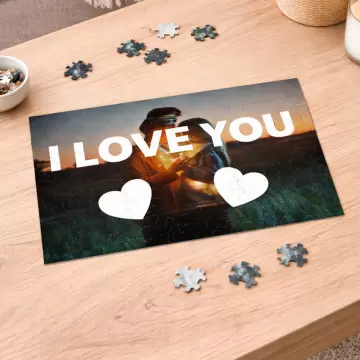 Puzzle love personnalisé