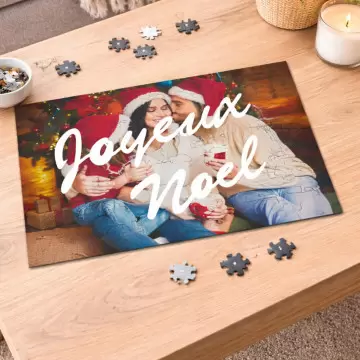 Puzzle de Noel personnalisé