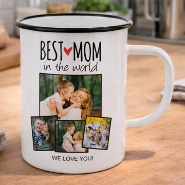 Mug email bord noir personnalisé