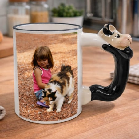 Mug anse souris personnalisé