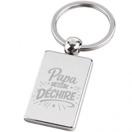 Porte clé papa qui déchire gravé
