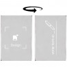 Porte clés papa gravés zone de personnalisation