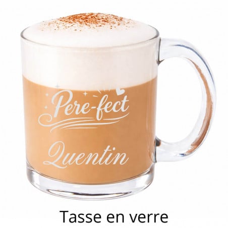 tasse père-fect perfecte papa gravé