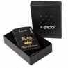 Briquet Zippo noir papa king et boite Zippo