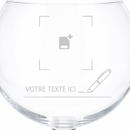 Zone de gravure verres maman personnalisés