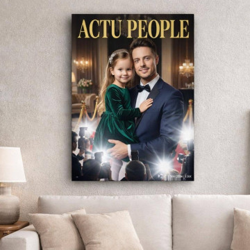 Fausse Une de Magazine de type People