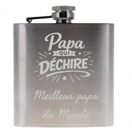 Flasque papa qui déchire personnalisée