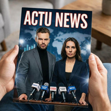 Fausse Une de Magazine de type Actualité