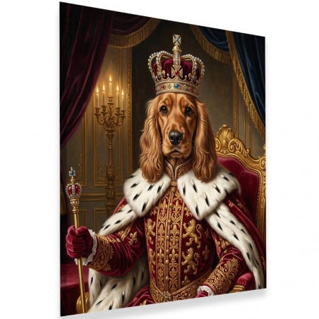 Tableau animal royal personnalisé