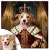 Tableau animal royal personnalisé unique