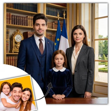Portrait présidentiel personnalisé
