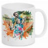 Mug effet aquarelle colorée personnalisés