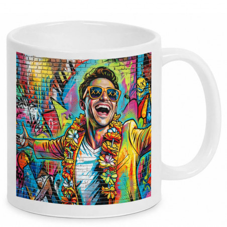 Mug effet effet Street Art personnalisé