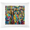 Coussin 40 cm x 40 cm effet dessin effet Street Art personnalisé