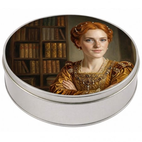 Boite ronde effet royal personnalisés