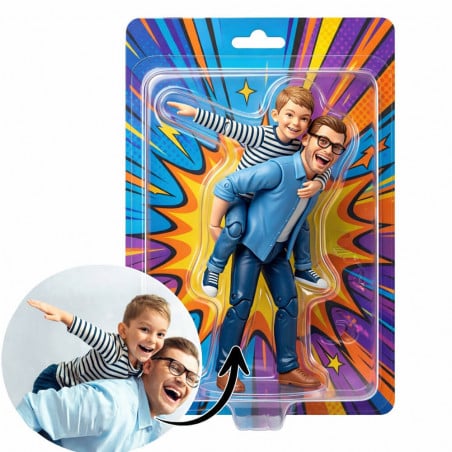 Application d'un effet figurine ariculées sur votre photo avec notre IA