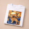 Nouveau design figurine articulées sur t shirt