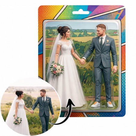 Application d'un effet figurine ariculées sur votre photo avec notre IA