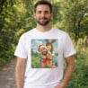 Tshirt homme effet dessin animé