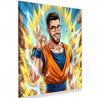 Affiche personnalisée manga guerrier ultime