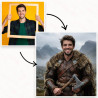 Tableau viking personnalisé photo