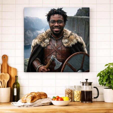 Tableau viking personnalisable photo