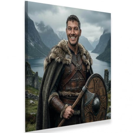 Tableau viking avec photo