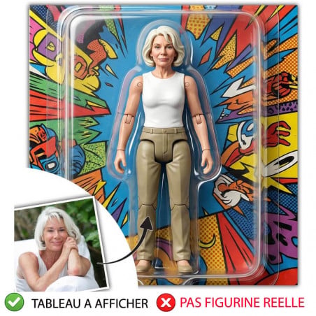 Tableau photo style action figure
