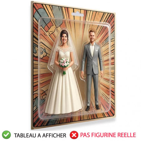 Tableau personnalisable style figurine articulée