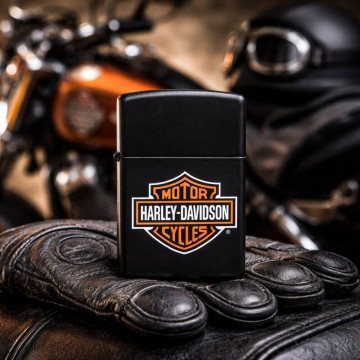Briquet Zippo Harley Davidson gravé