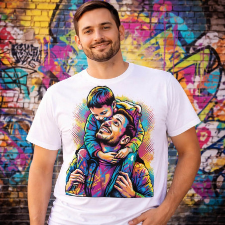 Tshirt homme effet street art personnalisé