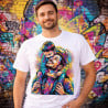 Tshirt homme effet street art personnalisé