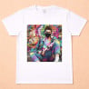 effet street art IA sur t shirt homme