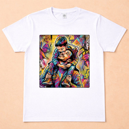 Tshirt homme effet street art personnalisé