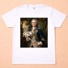 effet portrait royal IA sur t shirt homme