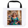 Sac de plage personnalisé effet maman Reine de la maison