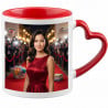 Mug hanse coeur rouge effet maman star de cinéma personnalisés
