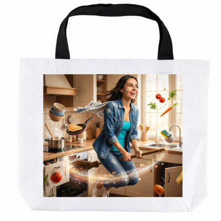 Sac de plage personnalisé effet maman magique