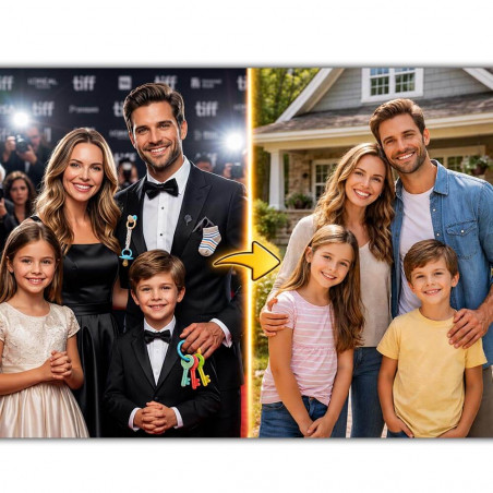 Tableau papa Star cinéma personnalisé