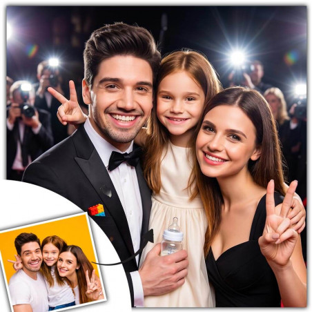 Tableau papa Star cinéma personnalisé photo