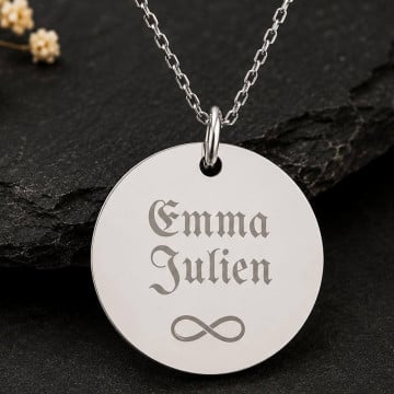 Collier rond personnalisé