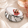 Miroir ovale photo personnalisé