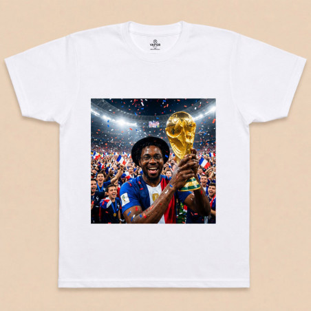 Tee shirt homme coupe du monde personnalisé