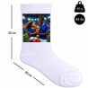 Chaussettes coupe du monde de football personnalisées taille 42-46