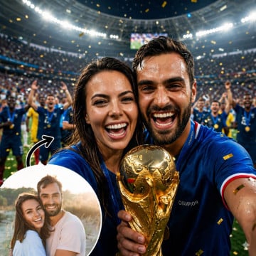 Gourde aluminium football personnalisée effet célébration